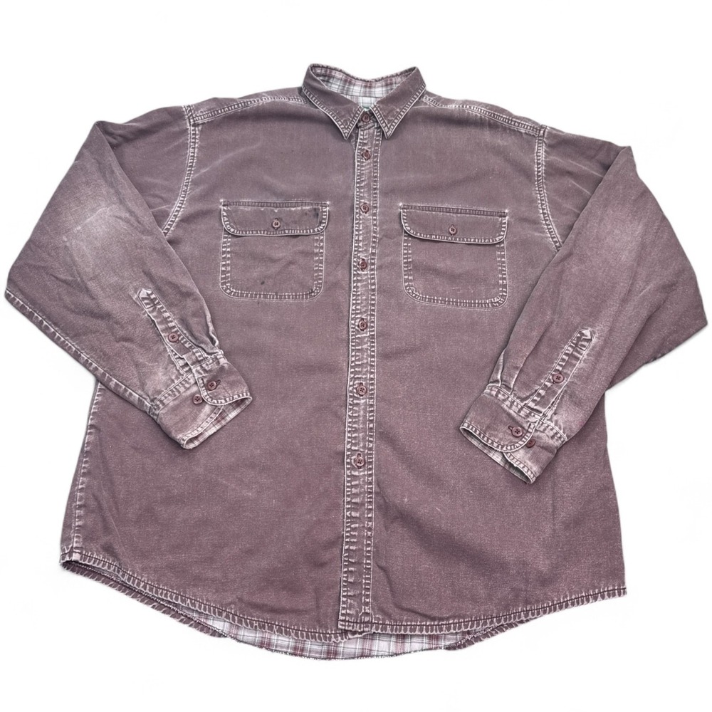 Cabela's Mauve Wash Casual Button-Down Shirt